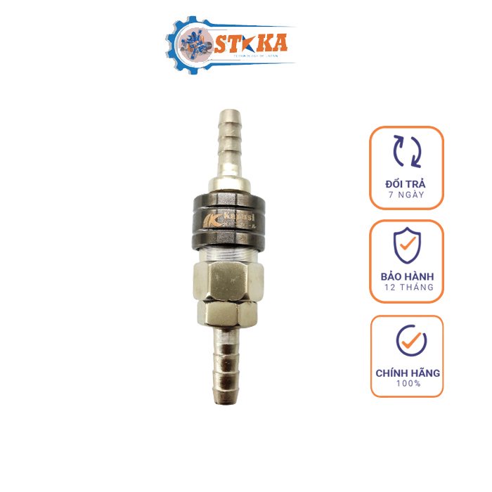 Đầu Nối Hơi Đuôi Chuột Kapusi Nhật - Đầu nối Nhanh Dây Hơi Khí Nén Cao Cấp Có 2 Kích cỡ SH+PH 20=8MM.SH+PH30=10MM