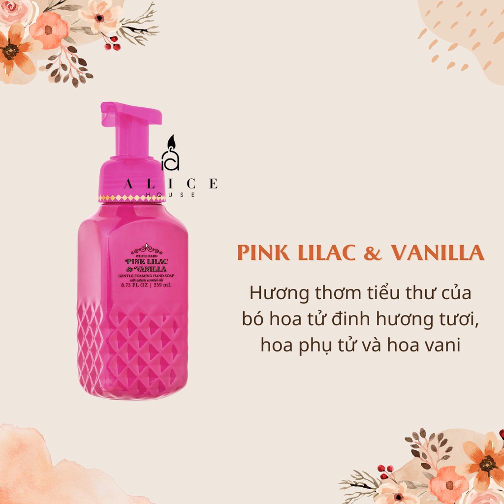 NƯỚC RỬA TAY TẠO BỌT | BATH & BODY WORKS | GENTLE FOAMING HAND SOAP | CHÍNH HÃNG | ALICE HOUSE