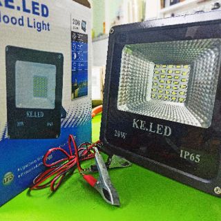Đèn pha led 20W kẹp bình
