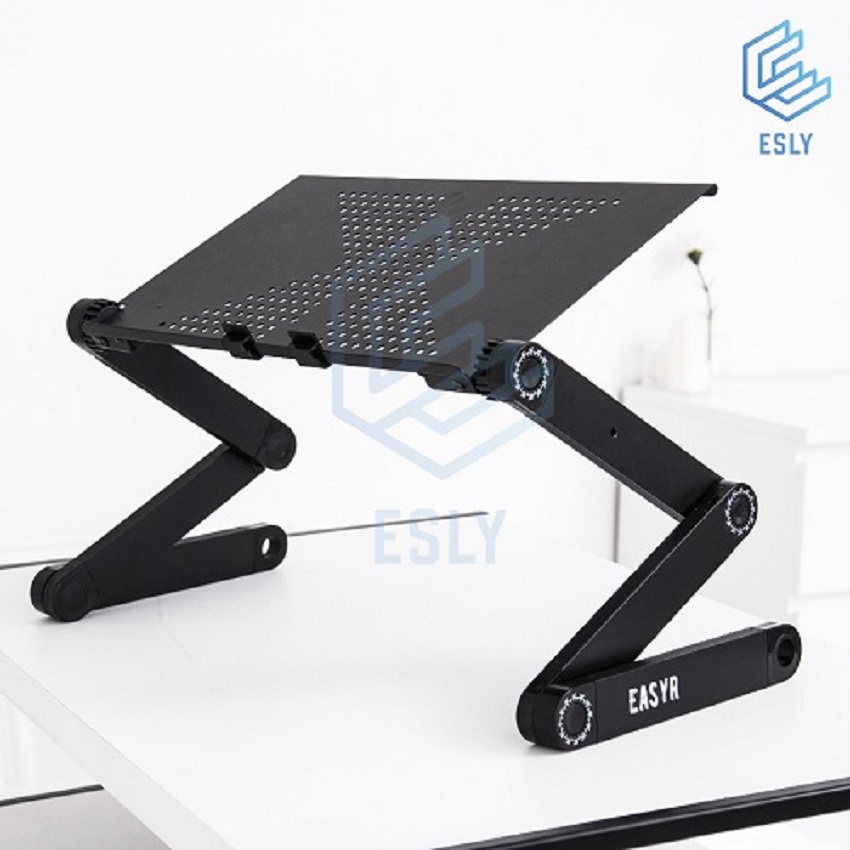 Bàn học gấp gọn thông minh mini, Bàn để Laptop đa năng trên giường tiện dụng iHouse