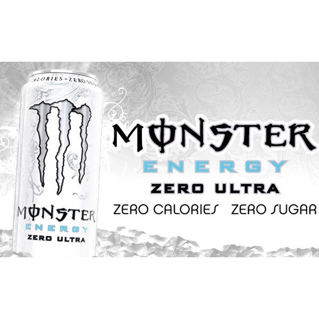 Thùng 24 lon nước tăng lực Monster Energy Ultra 355ml - Zero Sugar - Không đường - Vị TUYỆT ĐỈNH với chỉ 10 Calories