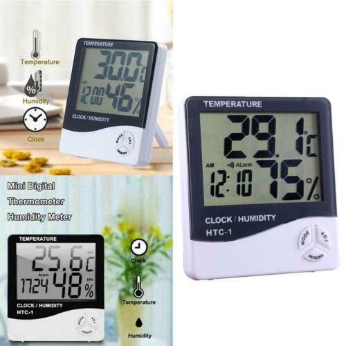 Đồng Hồ Đo Nhiệt Độ Độ Ẩm Màn Hình LCD Kỹ Thuật Số 18*13*4cm B6D6