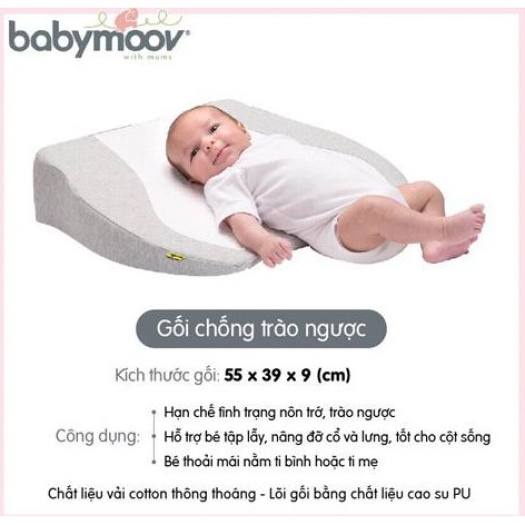Đệm Ngủ Đúng Tư Thế Chống Trào Ngược Cho Bé  CHỐNG MÉO ĐẦU  Giúp Bé Ngủ Ngoan