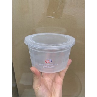 100 cái hộp nhựa đựng cháo súp dày 500ml có nắp