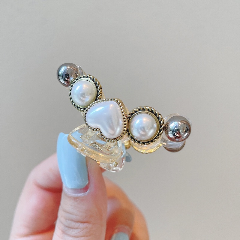 Kẹp bấu tóc đính ngọc trai giả thời trang cho nữ