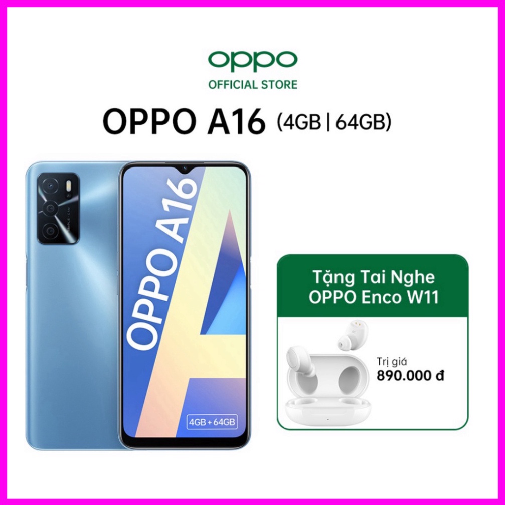 Độc quyền Shopee - Điện thoại OPPO A16 4GB - Hàng chính hãng (siêu ưu đãi)