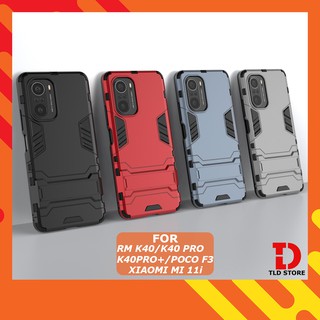 FREESHIP 50k_Ốp lưng Xiaomi Redmi K40 Pro Pro+ Poco F3 Mi 11i IRON MAN chống sốc có giá đỡ