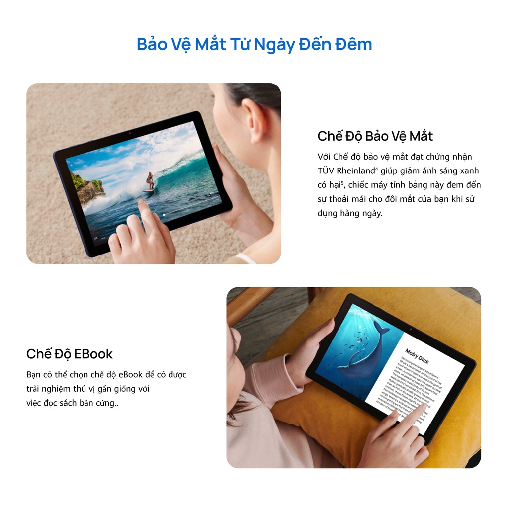 Máy Tính Bảng HUAWEI MatePad T 10 | Hiệu Suất Mượt Mà | Chế Độ Bảo Vệ Mắt | Âm Thanh Nổi Sống Động | BigBuy360 - bigbuy360.vn