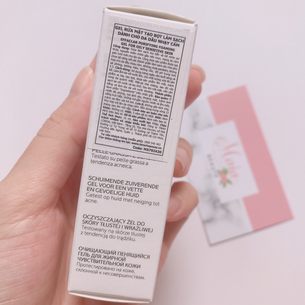 Minisize Các Loại Sữa Rửa Mặt La Roche Posay