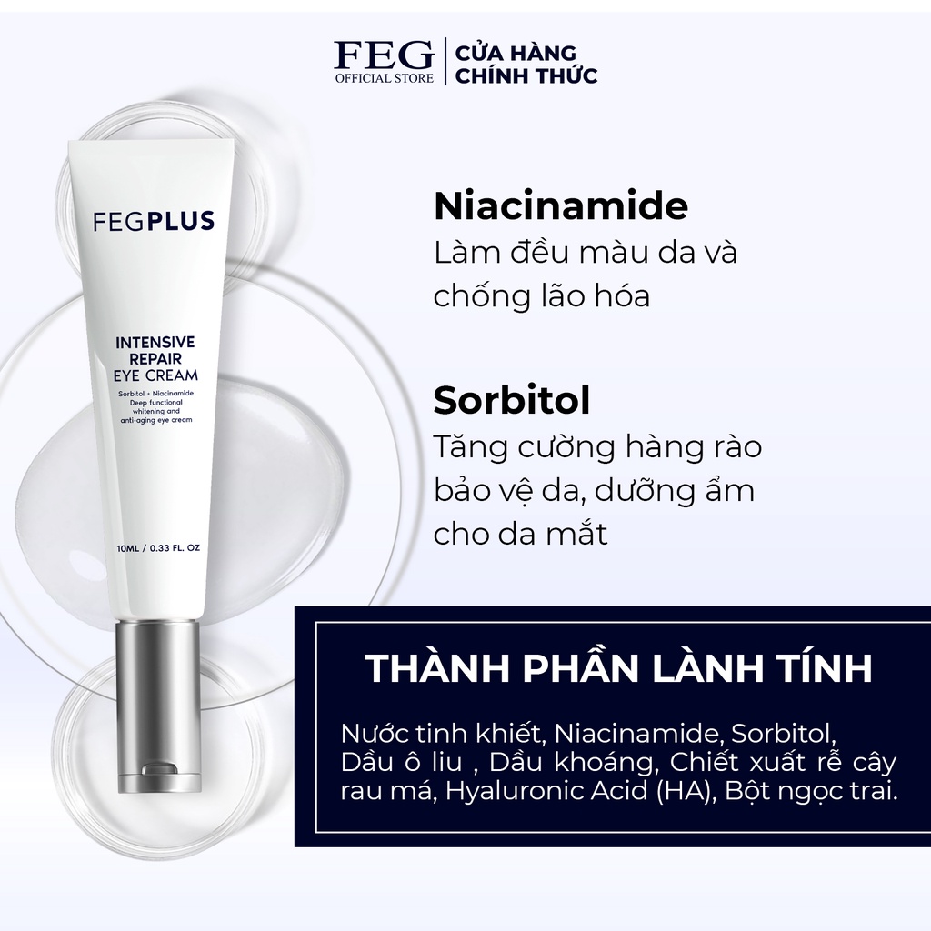 [Gift] Kem Dưỡng Mắt FEG Plus Eye Cream 10ml