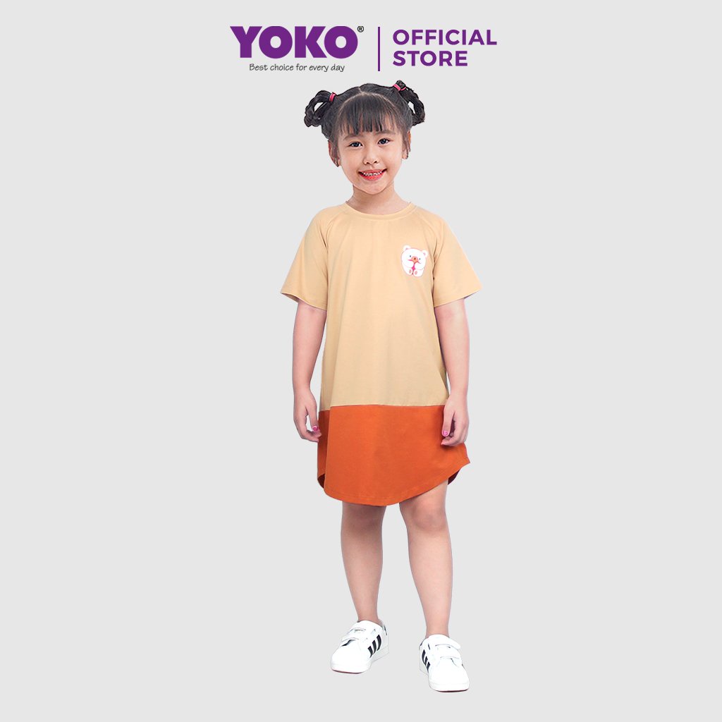 Váy Cotton Bé Gái (1-6 tuổi) Dáng Xòe Đuôi Cá YOKO KID'S FASHION ZA2101G