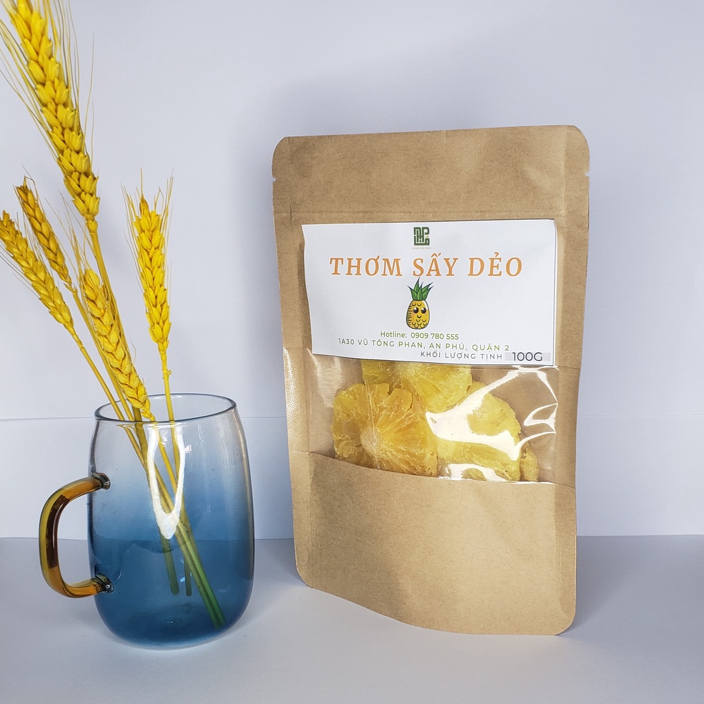 Thơm (Dứa) Sấy dẻo loại đặc biệt không đường xuất khẩu
