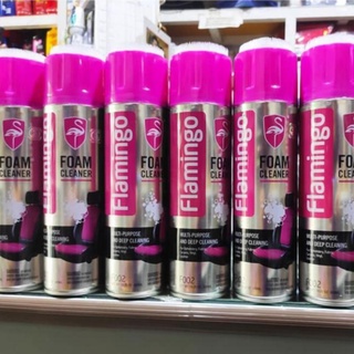 Xịt Bọt Vệ Sinh Nội Thất - Ghế Da Ô Tô Flamingo F002 650ml