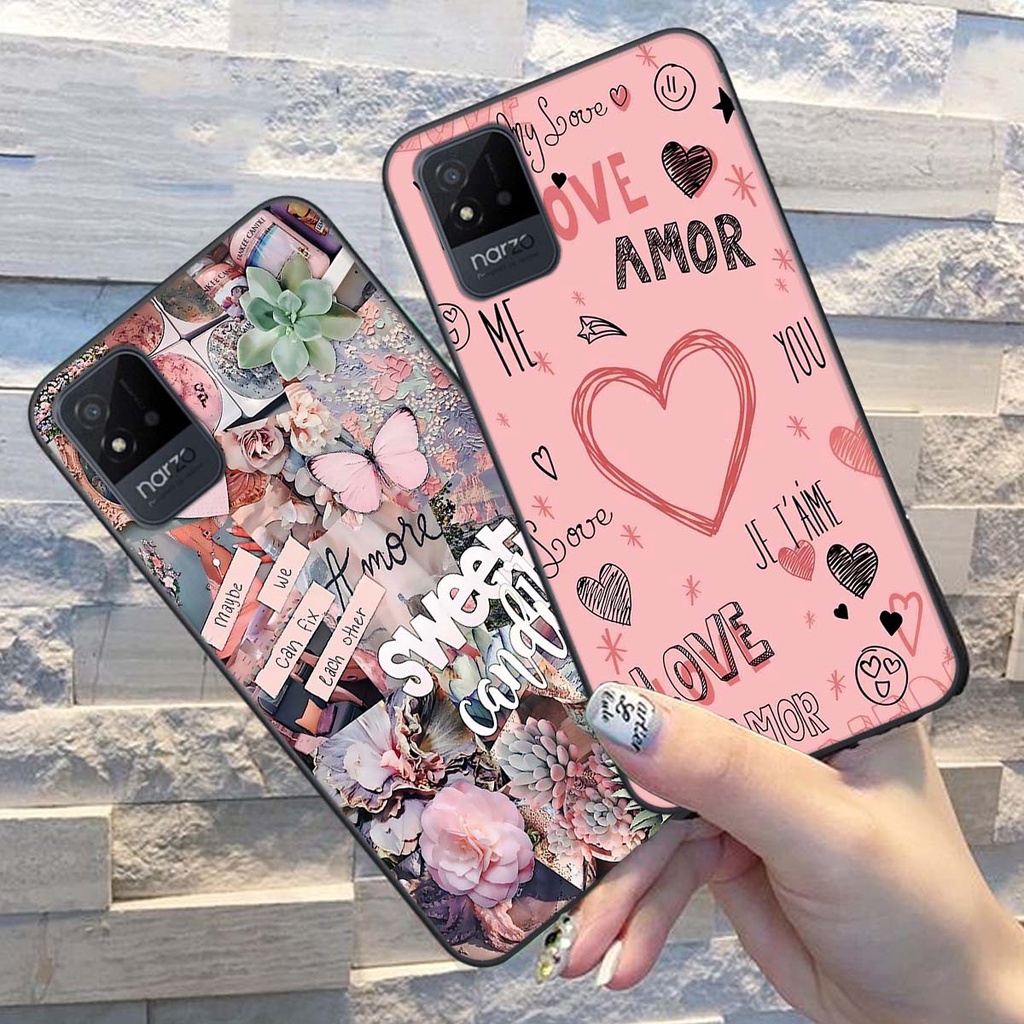 Ốp lưng điện thoại NARZO 50I sweet love cực đẹp, in hình đáng yêu, cute.