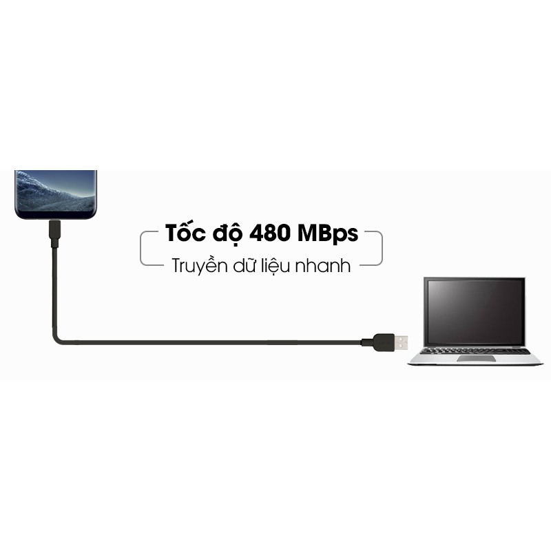 Cáp Sạc USB Type C SONY CP-AC150/BC WW Chính Hãng