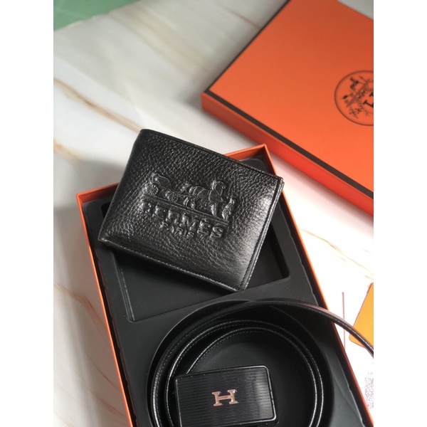 SET BỘ DÂY LƯNG KÈM VÍ DA NAM HM FULLBOX KÈM TÚI HÃNG