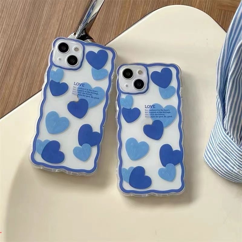 Ốp Điện Thoại TPU Mềm Chống Sốc Họa Tiết Hoa / Trái Tim Cho IPhone 11 12 Pro 13 Pro Max X XR XS Max 6 7 8 Plus