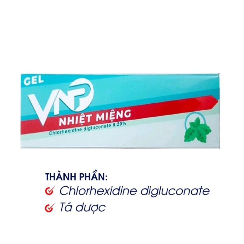 Gel Bôi Nhiệt Miệng VNP tuýp 10g