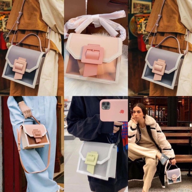 (Ảnh thật, video) Túi hộp cnk đang hot đeo chất như fashionista