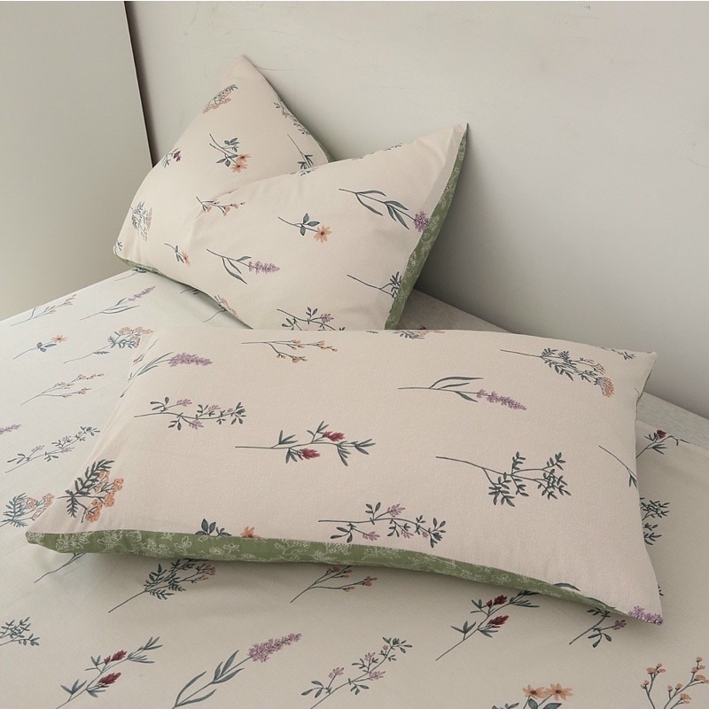 FULL GA GỐI LẺ COTTON 100% -CHÙ BEDDING