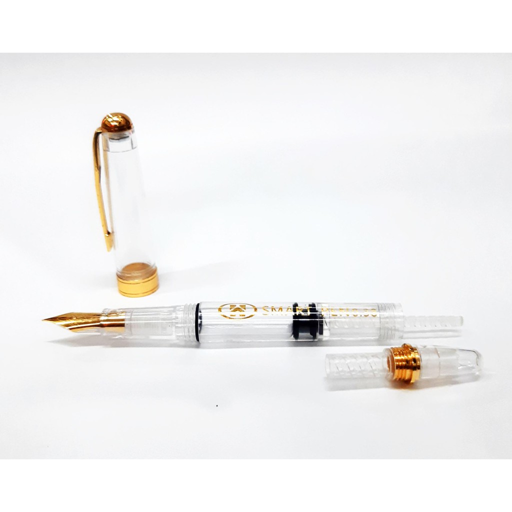 Bút máy luyện chữ đẹp Smart pen - Bút mực / bút bơm mực thông minh không cần tháo nắp