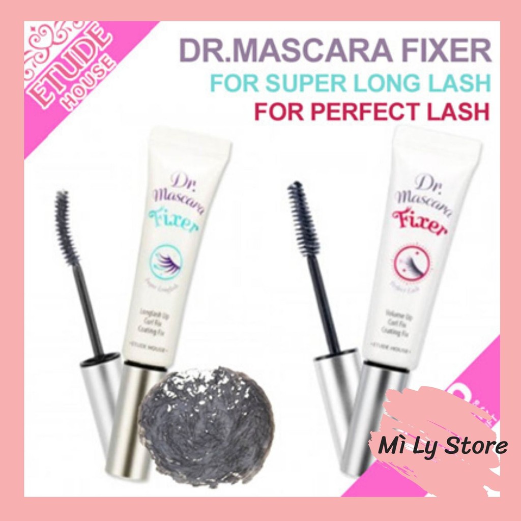 [ETUDE HOUSE] Mascara lâu trôi giúp mi dài hết cỡ Dr. mascara Fixer 6ml