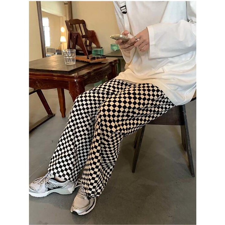 New Style Summer Fashion New Style Women's High Waist High Waisted Sports Pants with Pink Plaid Patterns Summer New Sty