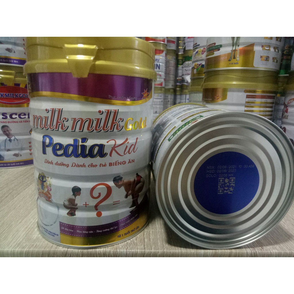 Sữa dành cho trẻ biếng ăn, nhẹ cân Milkmilkgold Pedia Kid 900g