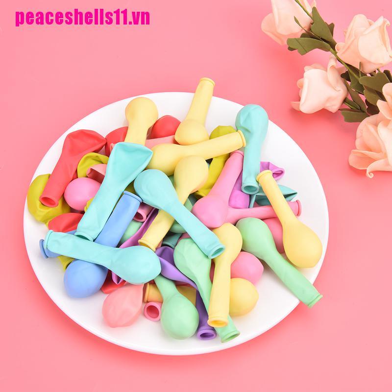 Set 50 Bong Bóng Cao Su Latex Màu Sắc Kẹo Ngọt Xinh Xắn