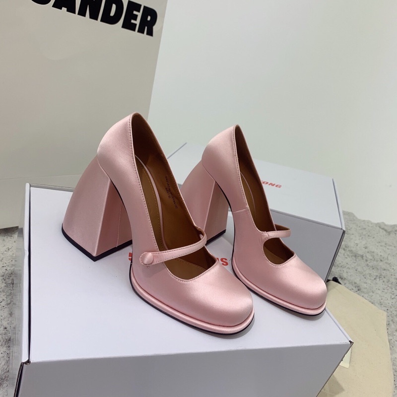 Giày cao gót 10cm  nữ mẫu mới thương hiệu Jil Sander Shushutong 2021 cao cấp