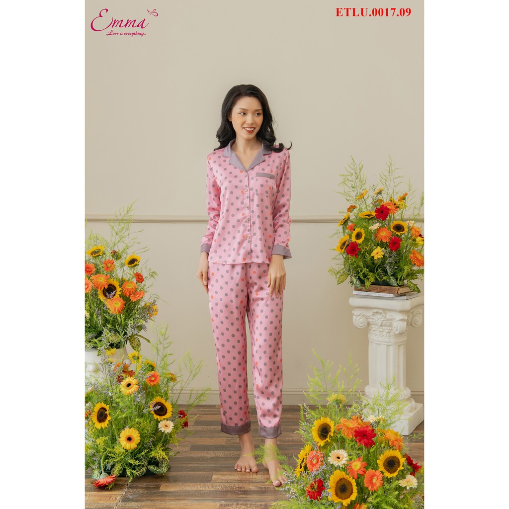 Bộ Đồ Mặc Nhà Lụa - Thời Trang Emma ETLU.0017.09