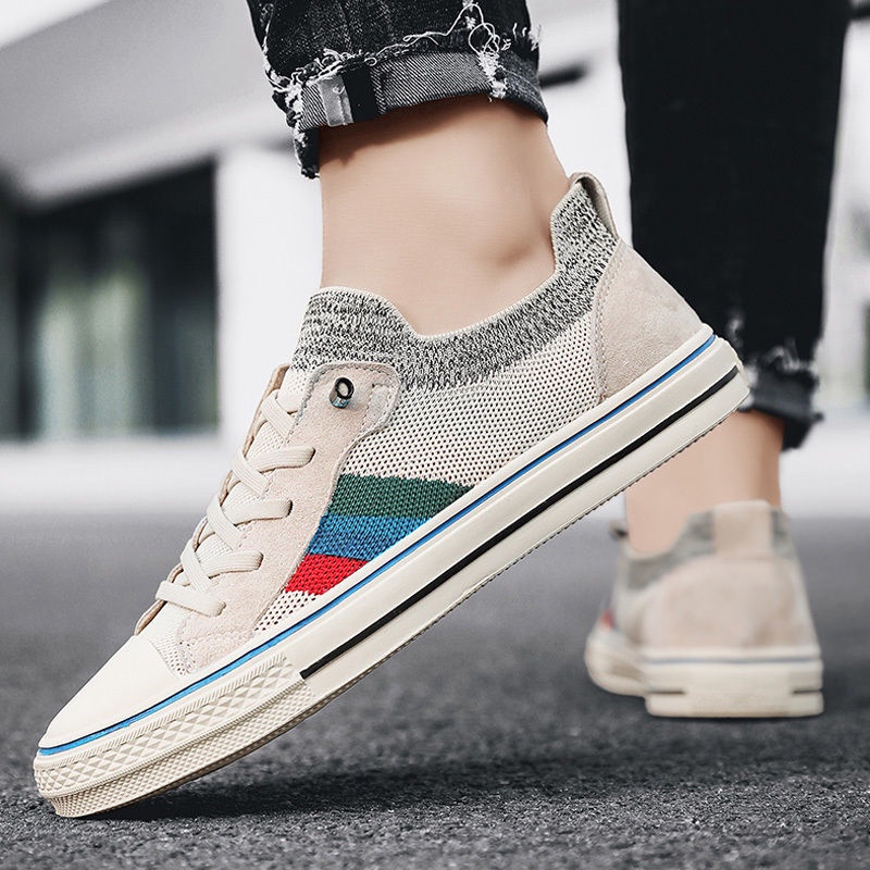 Giày Lười Vải Canvas Mỏng Thoáng Khí Khử Mùi Thời Trang Mùa Hè 2022 Mới Cho Nam