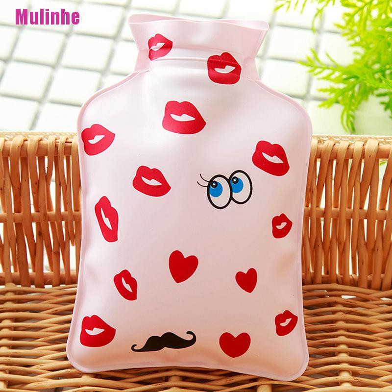 Bình Đựng Nước Nóng Giữ Ấm Tay Mini Họa Tiết Hoạt Hình