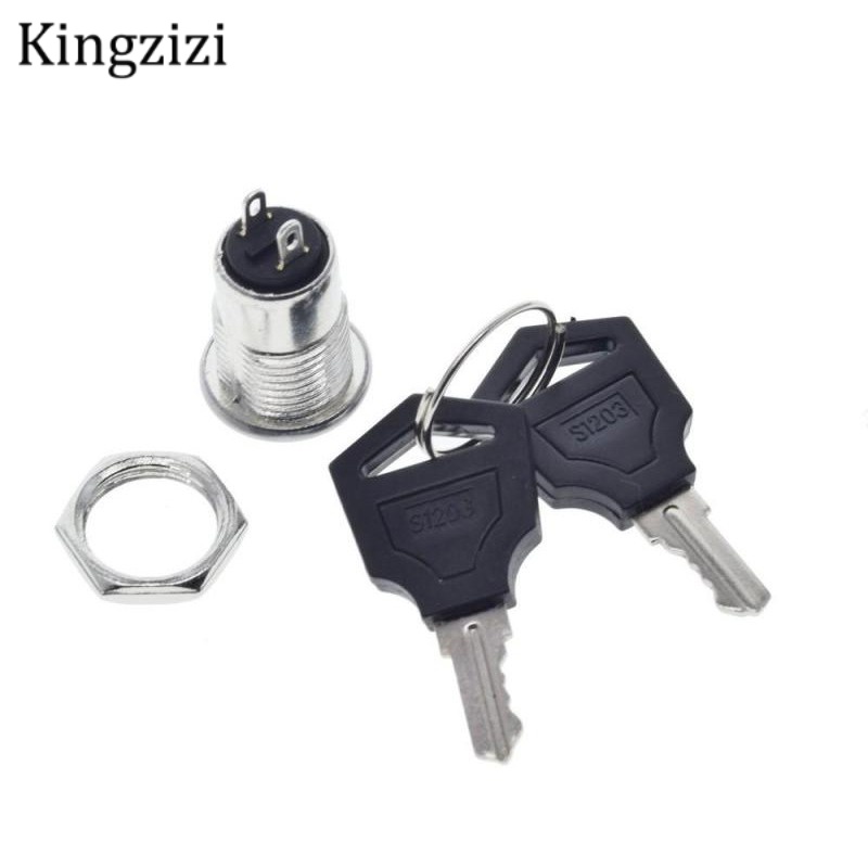 Ổ Khóa Điện Tử Bằng Thép Không Gỉ 12x21mm 2pin 2 Phím Tiện Dụng
