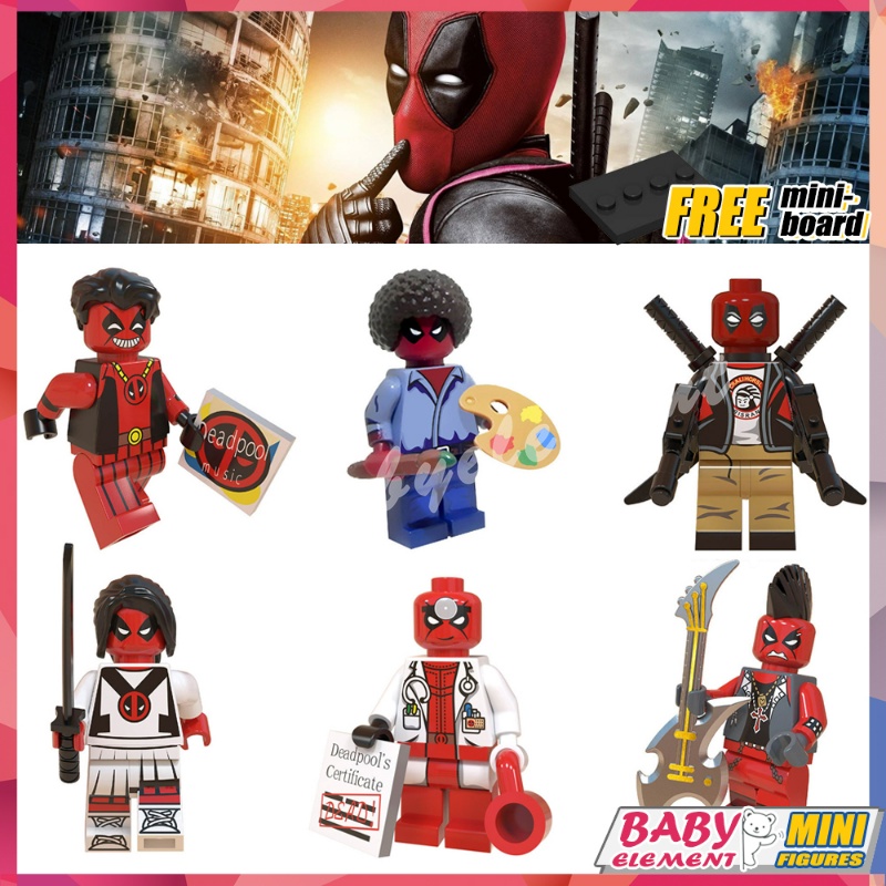 Mô Hình Đồ Chơi Nhân Vật Deadpool 6 Loại WM6050