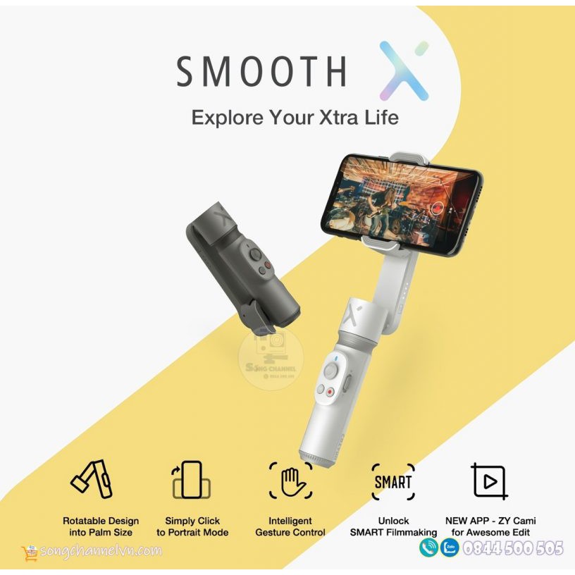 Tay Cầm Chống Rung Gimbal Zhiyun Smooth X