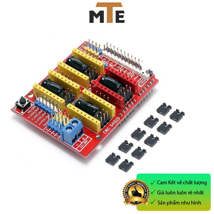 Mạch arduino CNC shield V3 (dùng cho máy CNC, laze, vẽ)