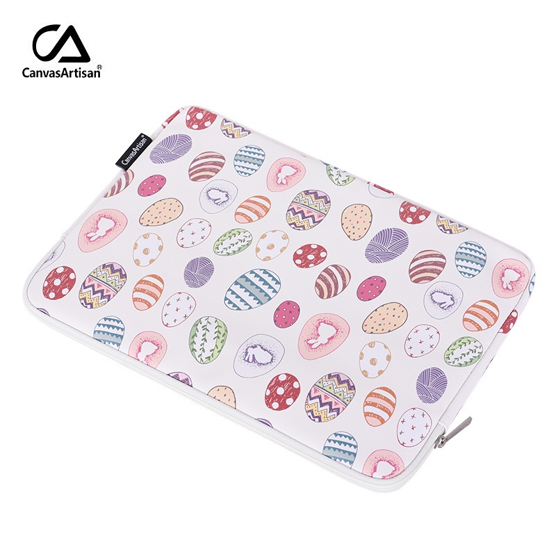 CanvasArtisan Túi da chống nước hình trứng phục sinh thích hợp cho laptop Acer Dell Matebook Air Pro 11/ 12/ 13/ 14/ 15 inch