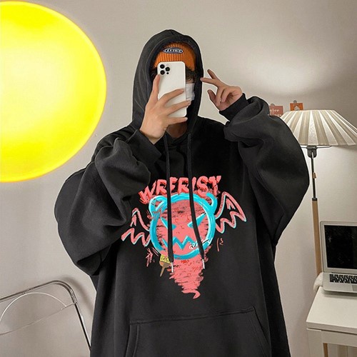 Áo hoodie nam nữ unisex nỉ ngoại cao cấp PREMIUM form rộng có mũ ulzzang hàn quốc cặp đôi local brand DEVIL cute zip