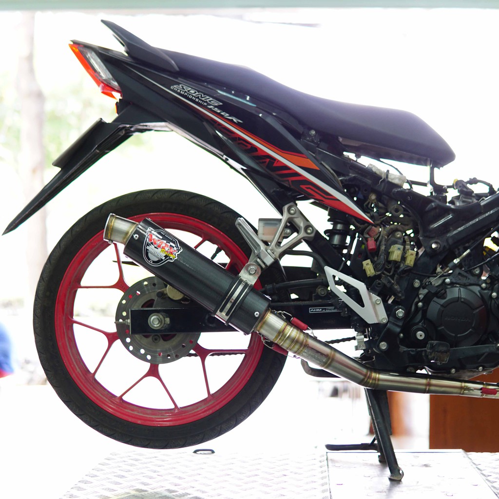 Pô WRX GP K2 tròn - Carbon