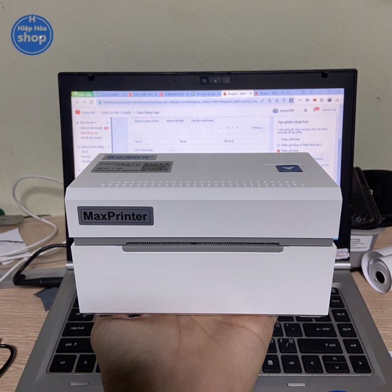 [Mã 273ELHA100K0 hoàn 7% đơn 500K] Máy in đơn hàng MaxPrinter-A7 - Máy in nhiệt Max printer A7