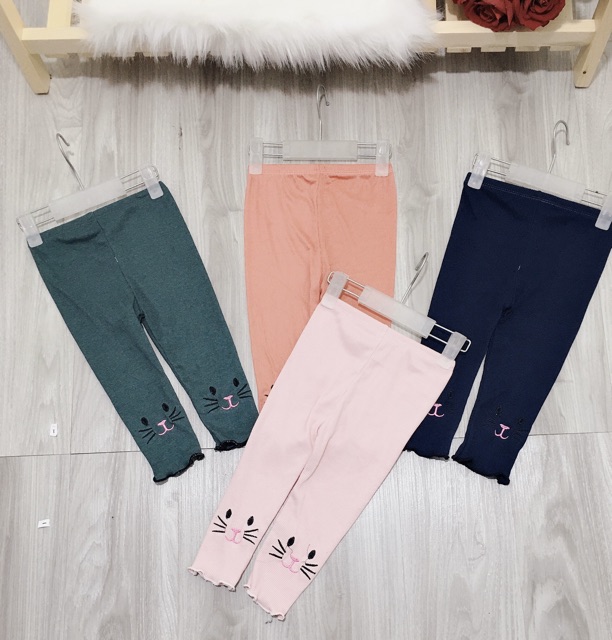 Quần legging len tăm bé gái