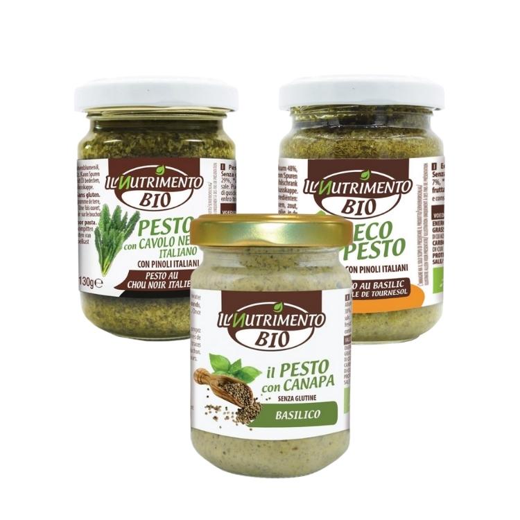 Các Loại Sốt Pesto, Sốt Cho Người Ăn Chay Pesto, Pesto Cải Xoăn - Lọ 130g