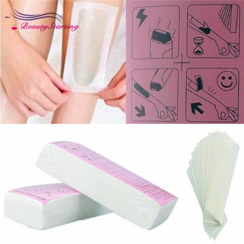 [Hàng mới về] Set 100 miếng giấy wax lông chuyên dụng tiện lợi | WebRaoVat - webraovat.net.vn