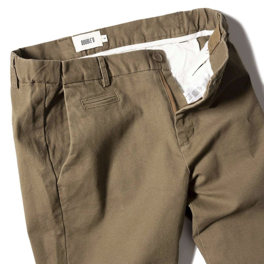 Quần kaki nam Double'D chất kaki lưng thun co giãn dáng SlimFit QKK