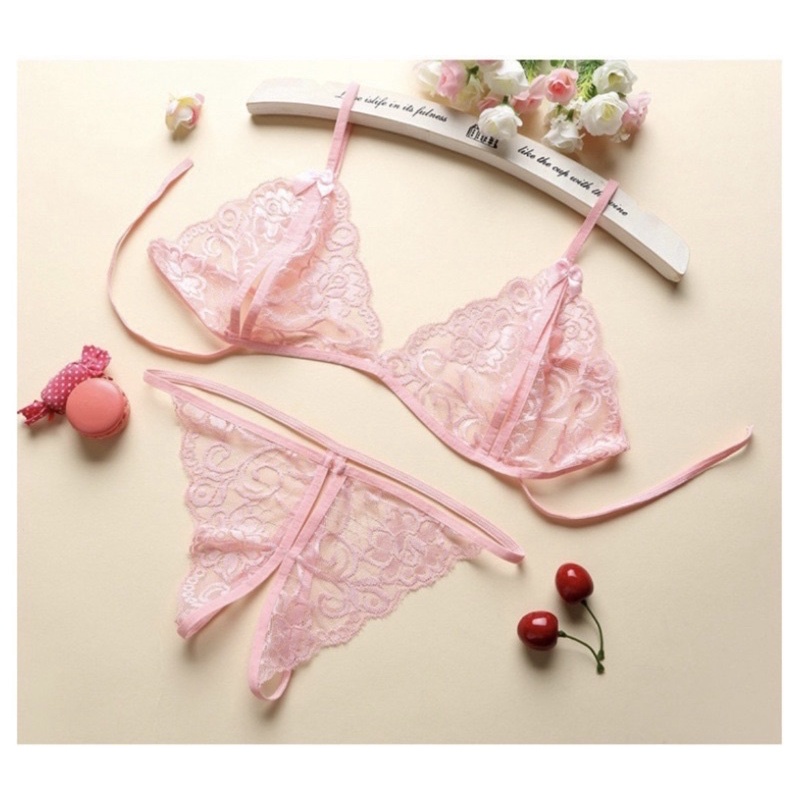 [3018 Bộ đồ quần áo lót ren lọt khe gợi cảm sexy | BigBuy360 - bigbuy360.vn