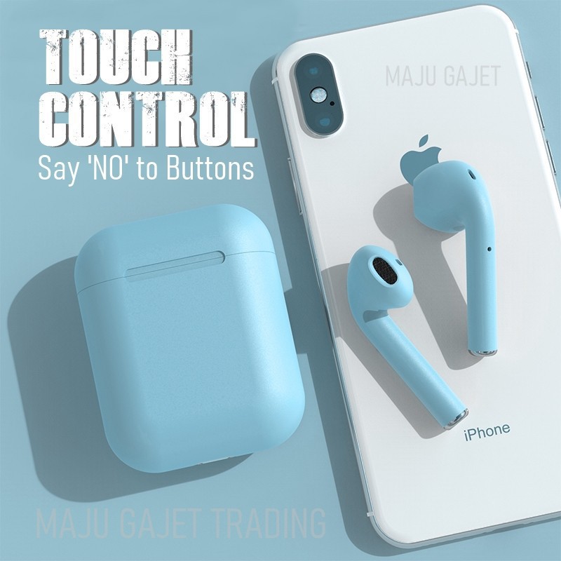 Tai nghe inpod i12 bluetooth tws 5.0 thiết kế airpod chuẩn - nhiều màu sắc - siêu đẹp