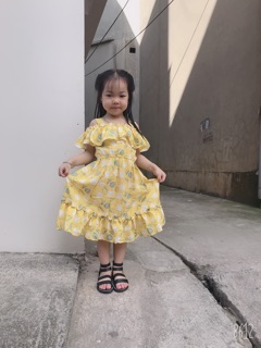 Set váy hoa bánh bèo