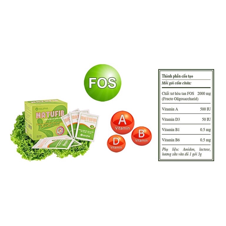 NATUFIB chất xơ hoà tan hộp 20 gói