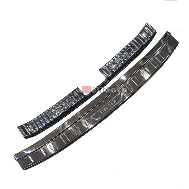 Nẹp cốp xe, chống trầy cốp xe Mazda CX30 đời 2021 2022 2023 Mẫu Titan Cao Cấp